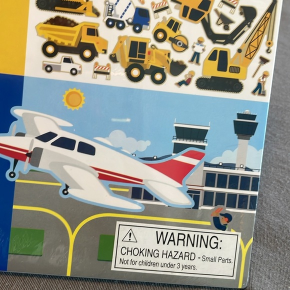 NEW Sealed Melissa & Doug Reusable Sticker Pad “Vehicles” - Picture 4 of 8